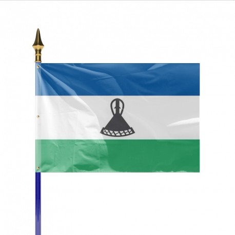 Drapeau pays LESOTHO