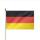 Drapeau à agiter 30 x 45 cm ALLEMAGNE, lot de 10ex