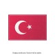 Drapeau de table Europrestige TURQUIE en satin