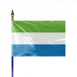 Drapeau pays SIERRA LEONE