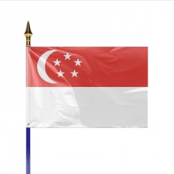 Drapeau pays SINGAPOUR