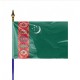 Drapeau pays TURKMENISTAN