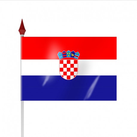 Drapeau à agiter CROATIE par sachet de 10