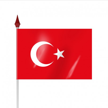 Drapeau à agiter TURQUIE par sachet de 10