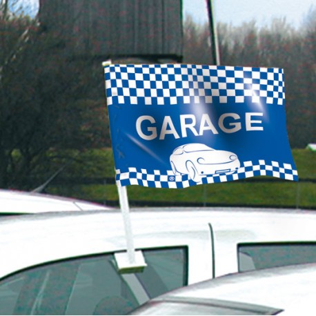 Drapeau de voiture GARAGE Format 30/45 cm