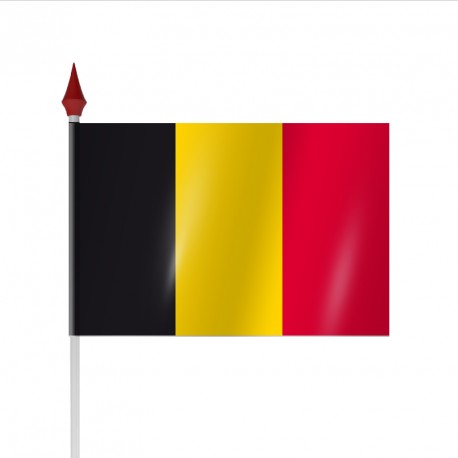 Drapeau à agiter BELGIQUE par sachet de 10