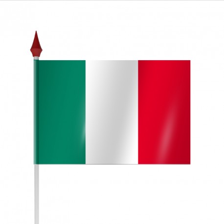 Drapeau à agiter ITALIE par sachet de 10