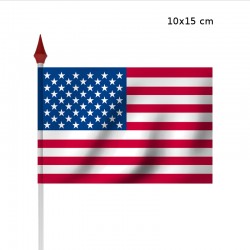 Drapeau à agiter USA par sachet de 10