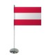 Drapeau de table Europrestige AUTRICHE en satin