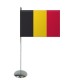 Drapeau de table Europrestige BELGIQUE en satin