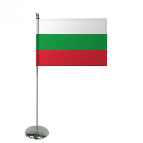 Drapeau de table Europrestige BULGARIE en satin