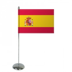 Drapeau de table Europrestige ESPAGNE en satin