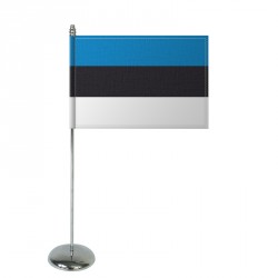 Drapeau de table Europrestige ESTONIE en satin