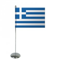 Drapeau de table Europrestige GRECE en satin