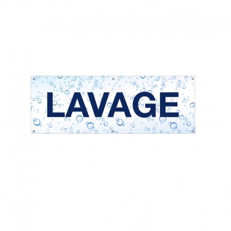 Bâche PVC LAVAGE