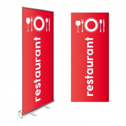 Kakémono Roll-up RESTAURANT 200x85cm