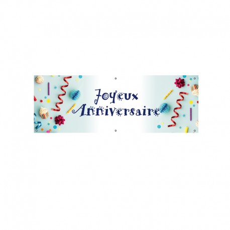 Bache Pvc Joyeux Anniversaire De Couleur Bleu Faber France Bache Pvc Joyeux Anniversaire De Couleur Bleu Faber France