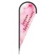 Voile Leaf ANNIVERSAIRE de couleur rose