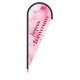 Voile Leaf ANNIVERSAIRE de couleur rose