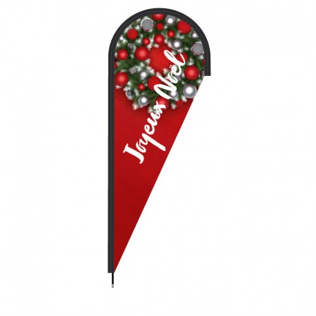 Voile Leaf JOYEUX NOËL