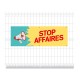 Bâche PVC STOP AFFAIRES