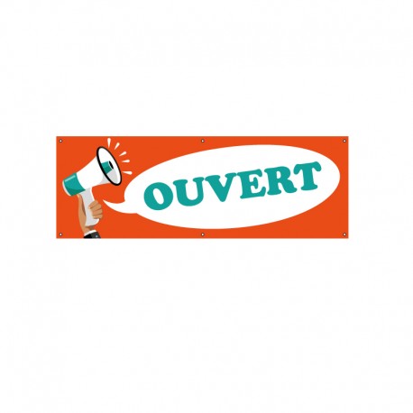 Bâche PVC OUVERT