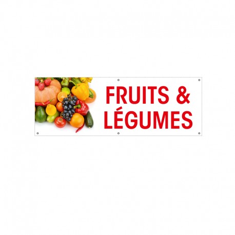 Bâche PVC FRUITS ET LÉGUMES