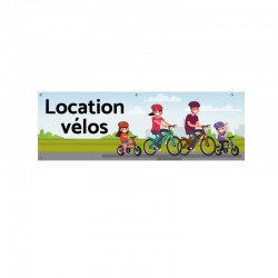 Bâche PVC LOCATION VÉLOS