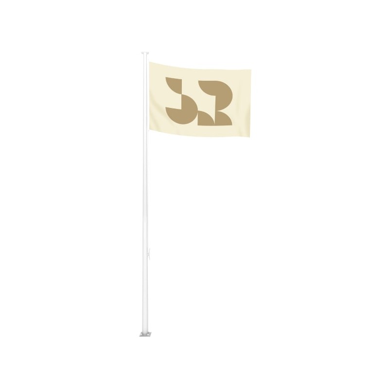 Drapeau imprimé à hisser sur mât à drapeau