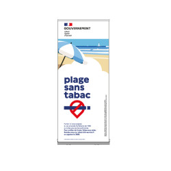 Banner roll - Plage sans tabac
