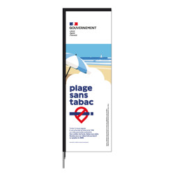 Voile Atlas - Plage sans tabac