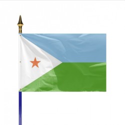 Drapeau pays DJIBOUTI