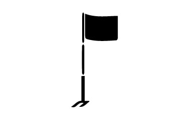 Mat telescopique pour drapeau publicitaire SVR, drapeau flamme, oriflamme
