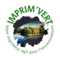 Logo Imprim'vert - votre imprimeur agit pour l'environnement