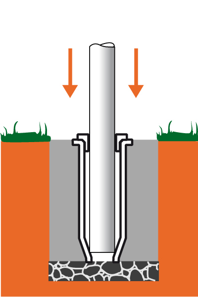 Support de mât de drapeau, support de montage Multi - position extérieur,  support de mât de drapeau résistant à l'eau et à la rouille