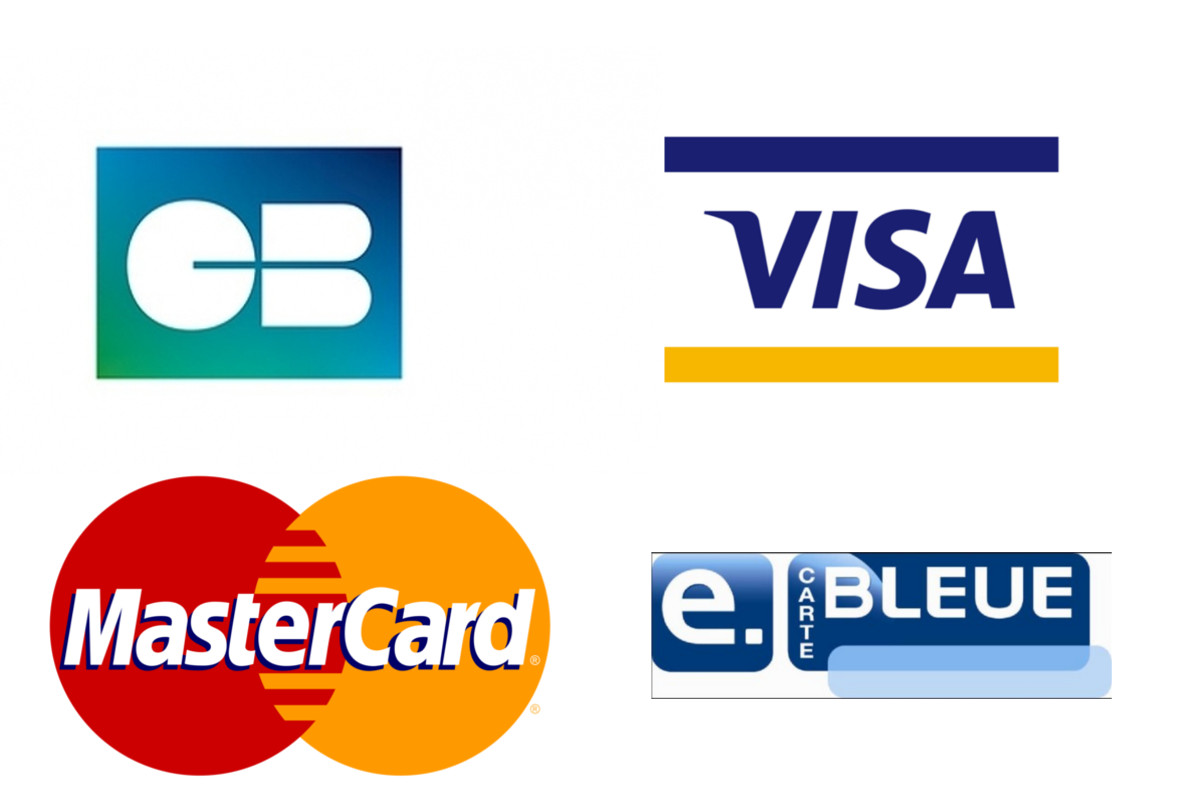 CB - VISA - MASTERCARD - E BLEUE