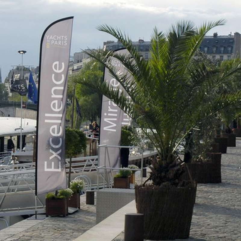 Oriflamme publicitaire personnalisée Beach Line®