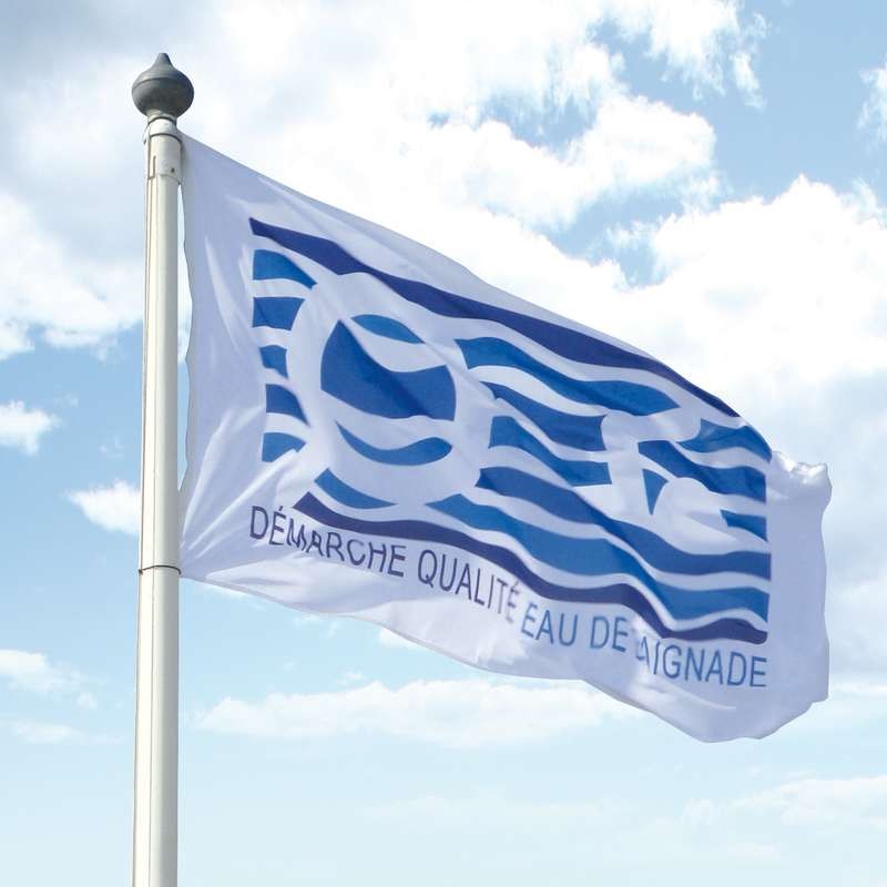Drapeau personnalisé à hisser sur mât standard