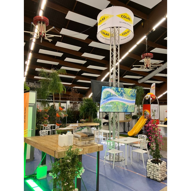 Structure suspendue ronde